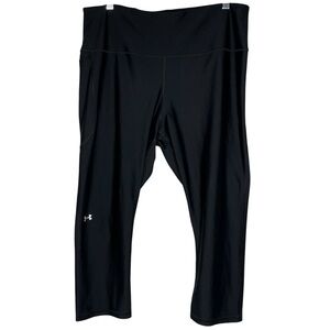 Under Armour Compression Capri Leggings Womens Size XXL Black
